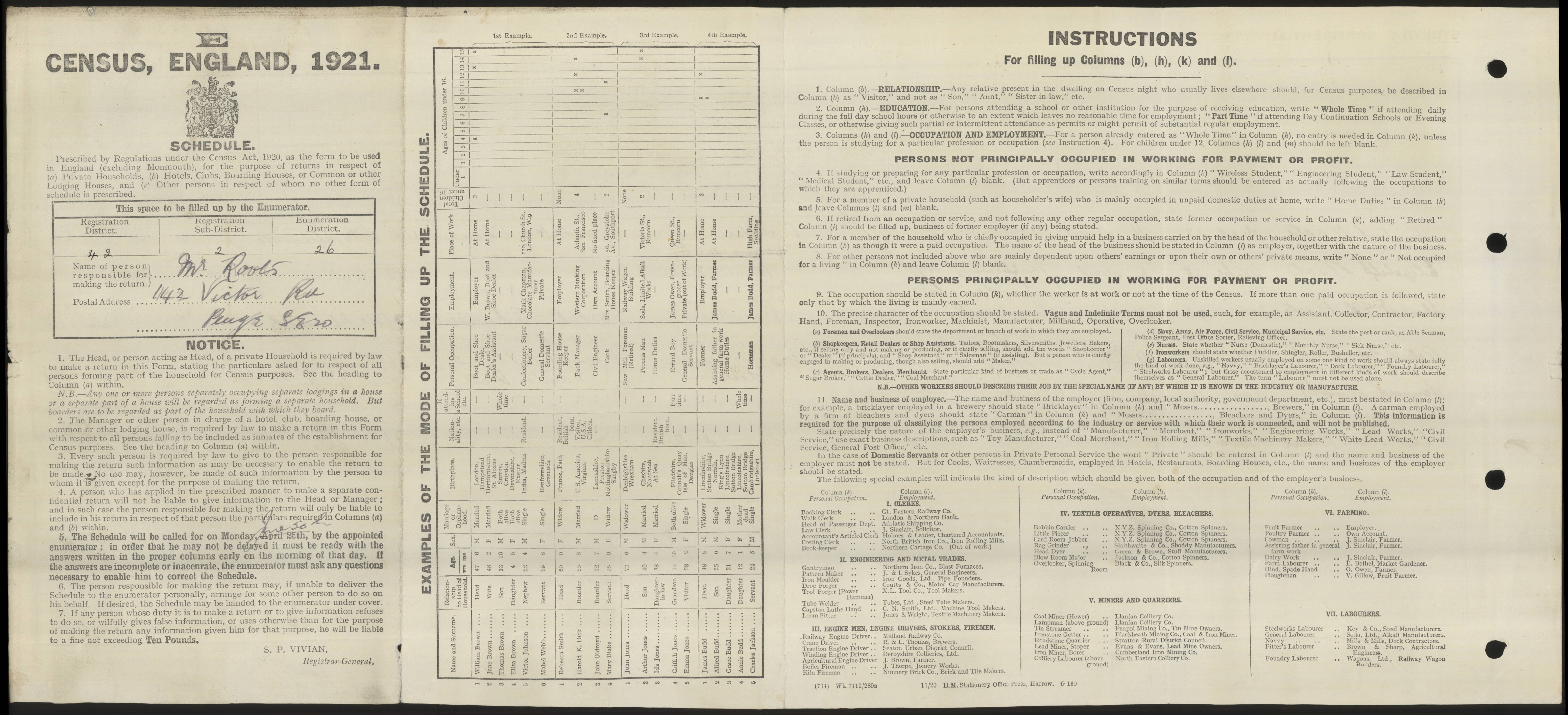 LEONARD ROOTS ADDRESS