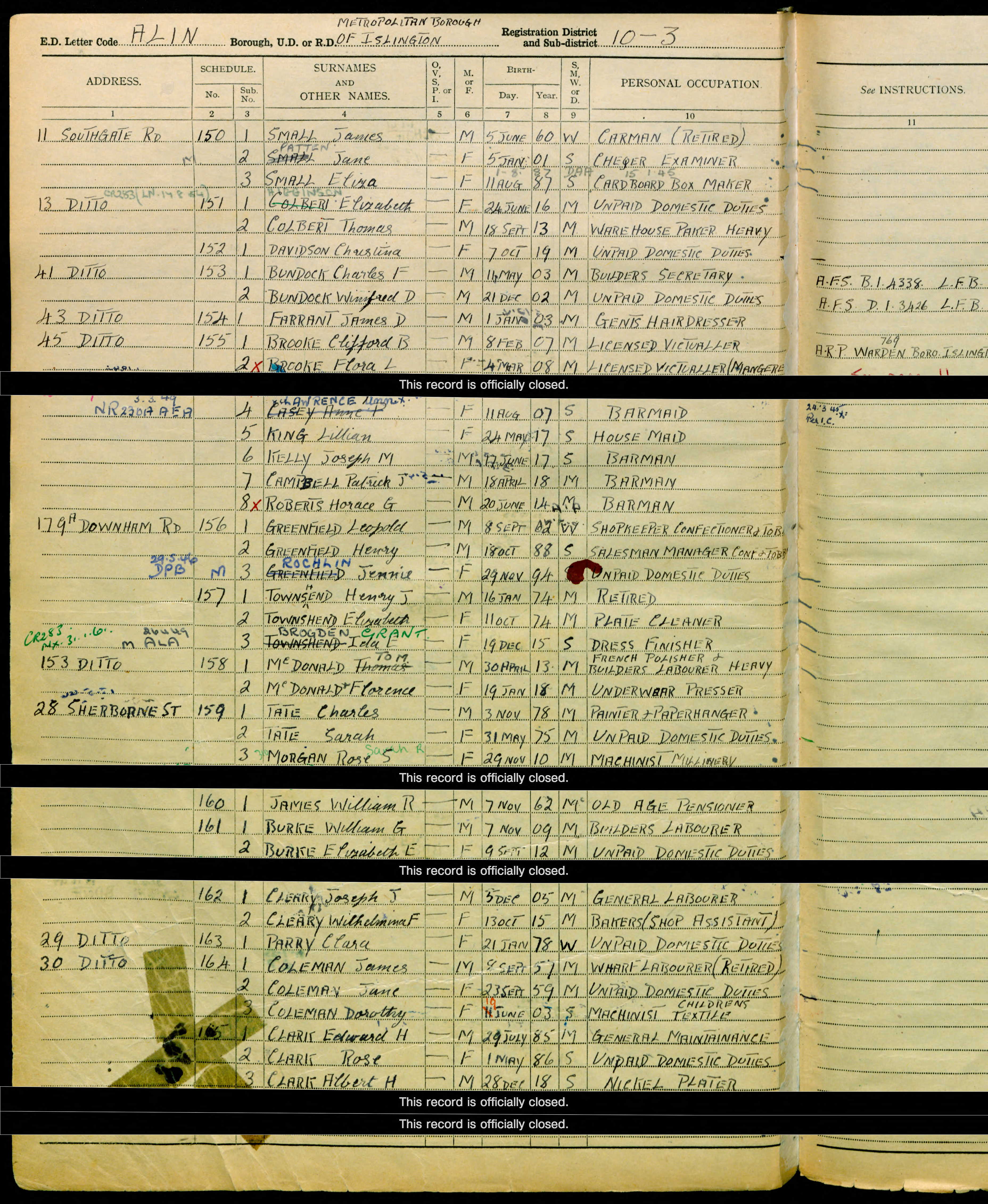 Patrick Joseph Campbell 1939